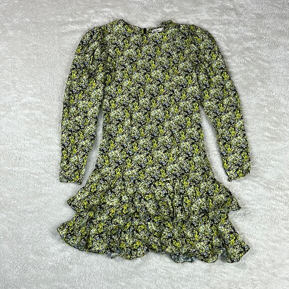 Brogger drop waist puffed sleeved tiered ruffle Nancy Dress, XS - Picture 6 of 13